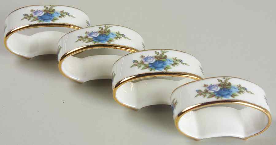 Moonlight Rose Napkin Ring - Set of 4 by Royal Albert-1