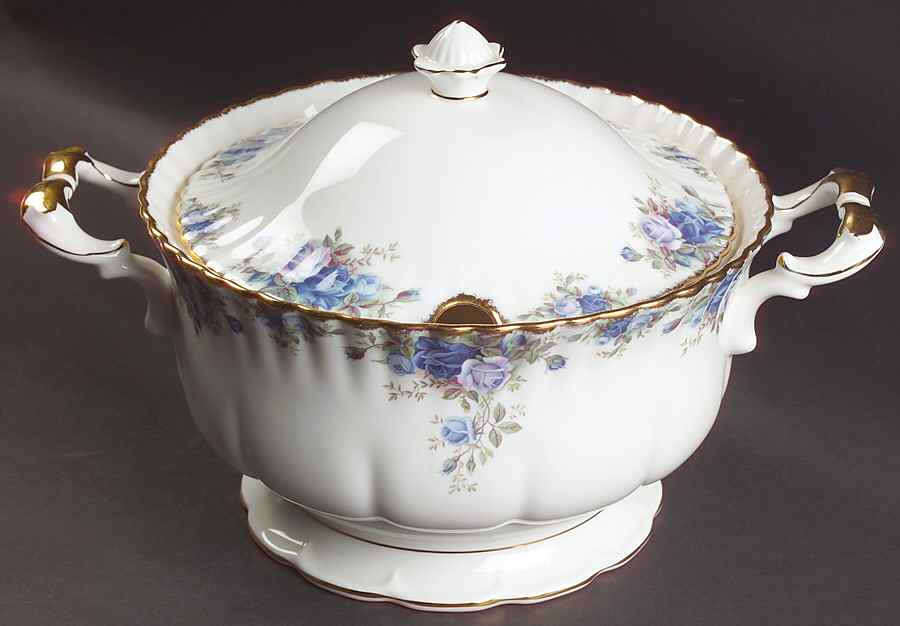 Moonlight Rose Tureen &  Lid by Royal Albert-1