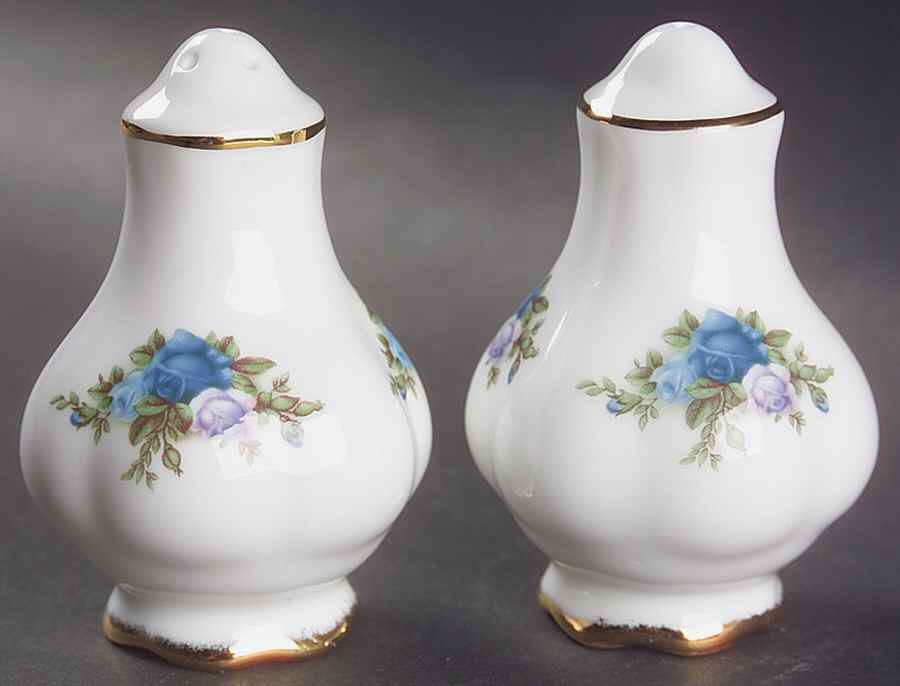 Moonlight Rose Salt & Pepper Set by Royal Albert-1