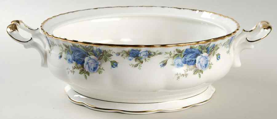 Moonlight Rose Round Vegetable No Lid by Royal Albert-1