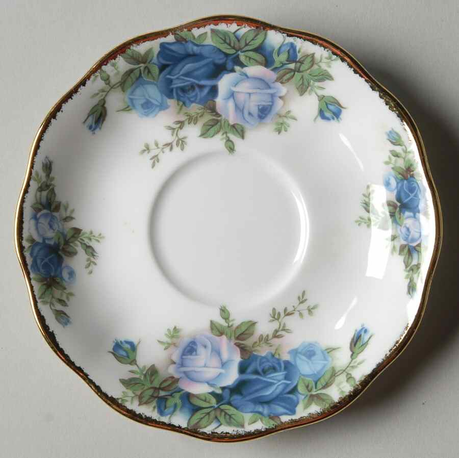 Moonlight Rose Saucer for Footed Demitasse Cup by Royal Albert-1