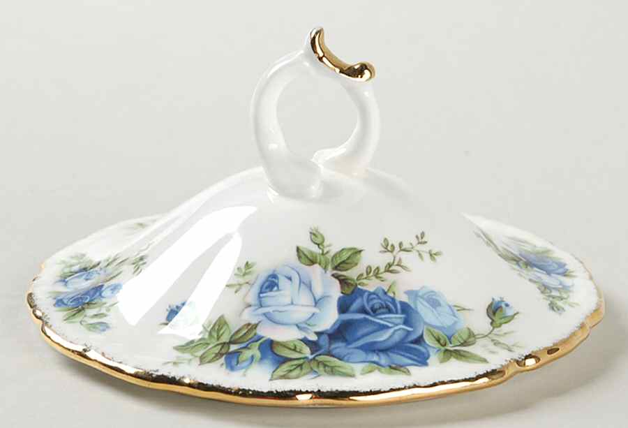 Moonlight Rose Lid for Powder Box by Royal Albert-1