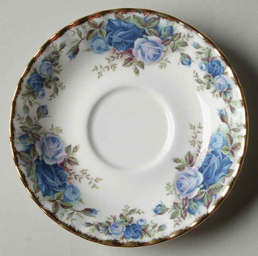 Moonlight Rose Saucer for Footed Cup by Royal Albert-1