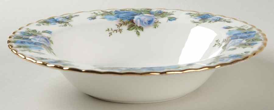 Moonlight Rose Large Rim Soup Bowl by Royal Albert-1