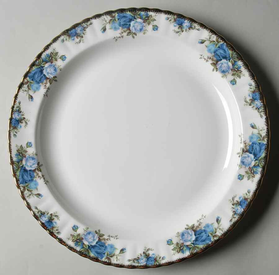 Moonlight Rose 13" Chop Plate (Round Platter) by Royal Albert-1
