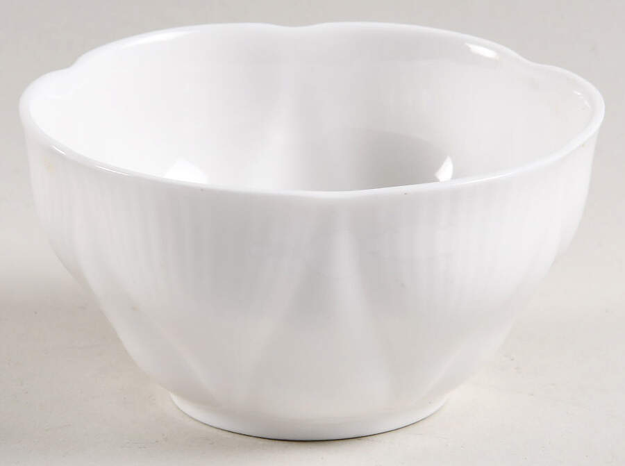Morning Star (All White) Mini Open Sugar Bowl by Royal Albert-1