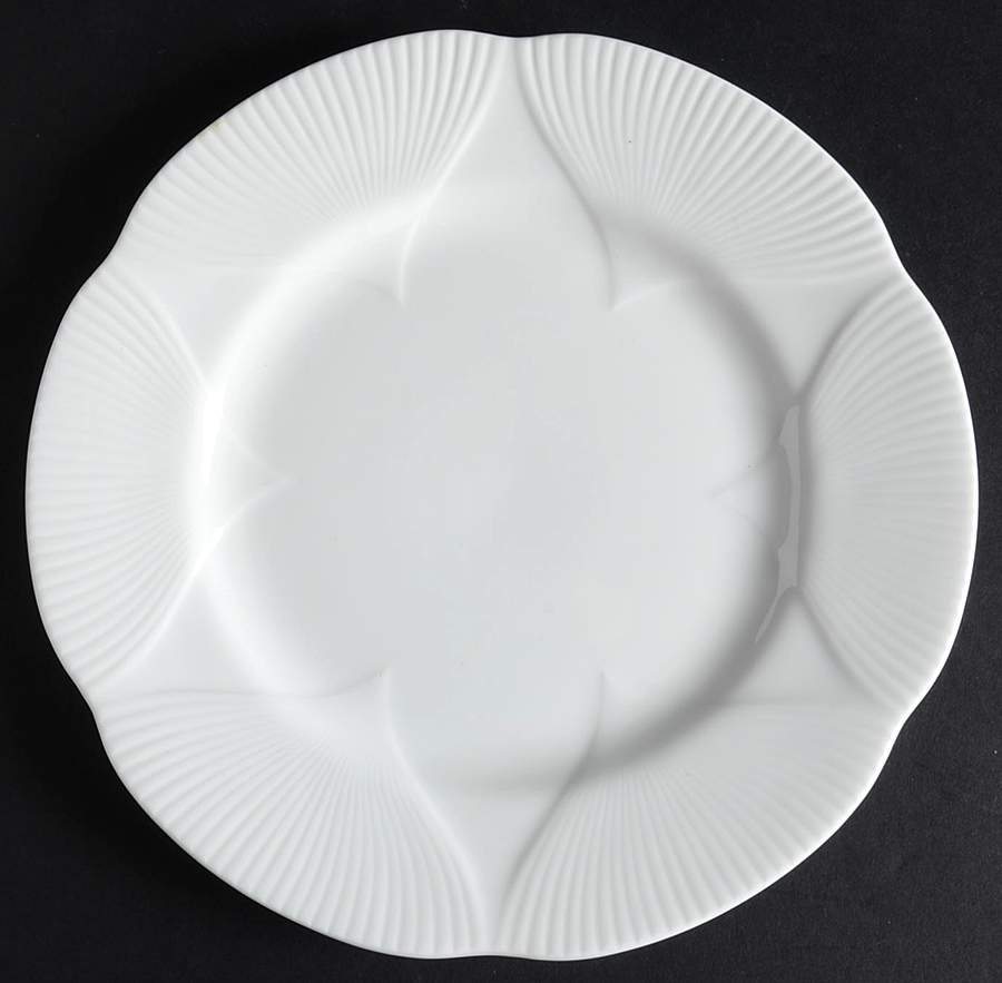 Morning Star (All White) Salad Plate by Royal Albert-1