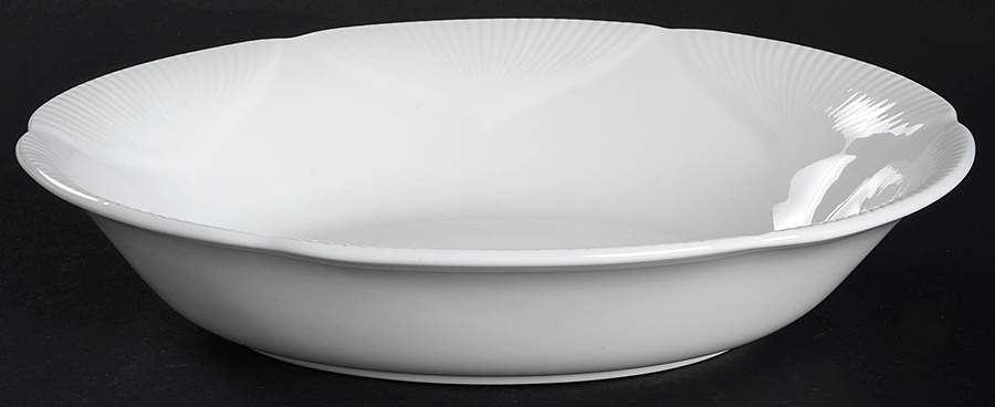 Morning Star (All White) 9" Oval Vegetable Bowl by Royal Albert-1