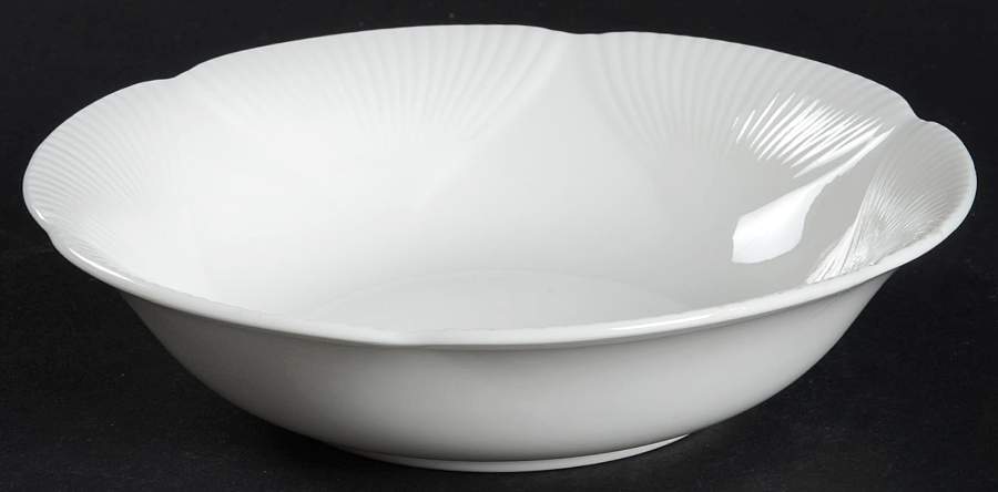 Morning Star (All White) Fruit/Dessert (Sauce) Bowl by Royal Albert-1