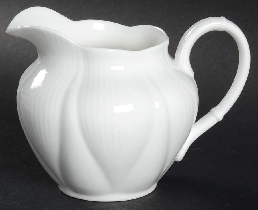 Morning Star (All White) Creamer by Royal Albert-1