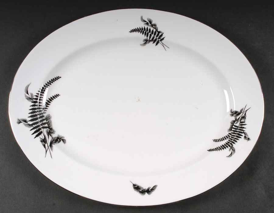 Night and Day (Smooth) 15" Oval Serving Platter by Royal Albert-1