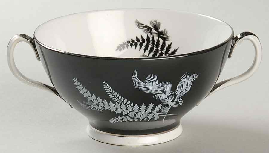 Night and Day (Smooth) Footed Cream Soup Bowl by Royal Albert-1