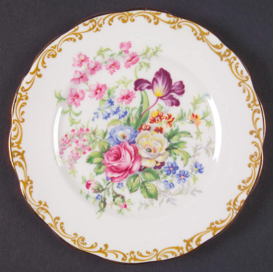 Nosegay Bread & Butter Plate by Royal Albert-1