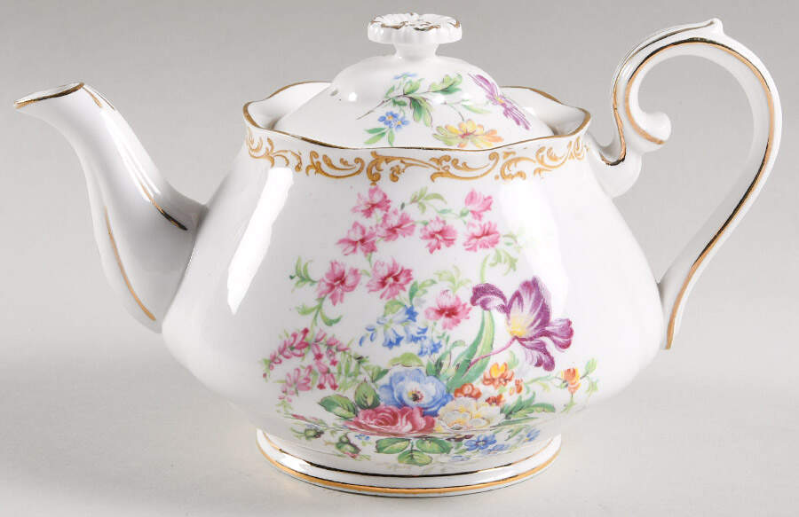 Nosegay Small Teapot & Lid by Royal Albert-1