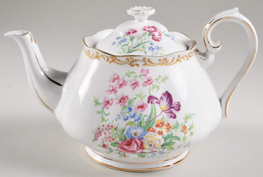 Nosegay Teapot & Lid by Royal Albert-1