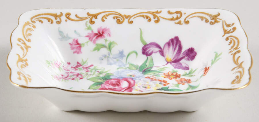 Nosegay 4" Rectangular Sweet Meat by Royal Albert-1