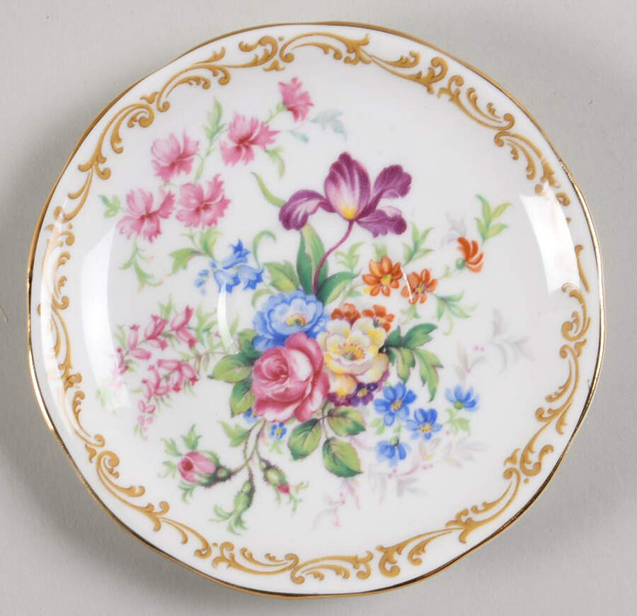Nosegay Saucer for Footed Demitasse Cup by Royal Albert-1