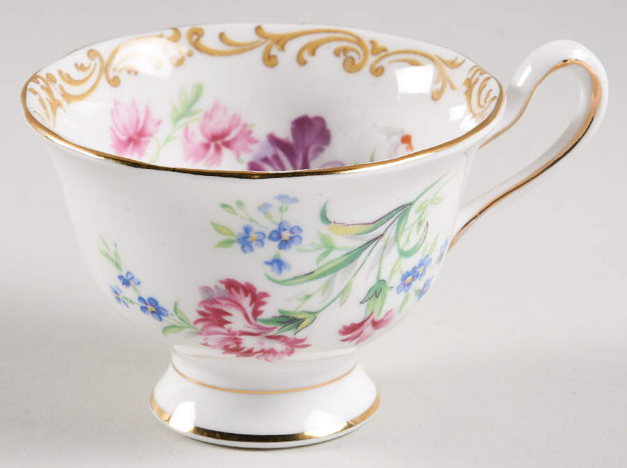 Nosegay Footed Demitasse Cup by Royal Albert-1