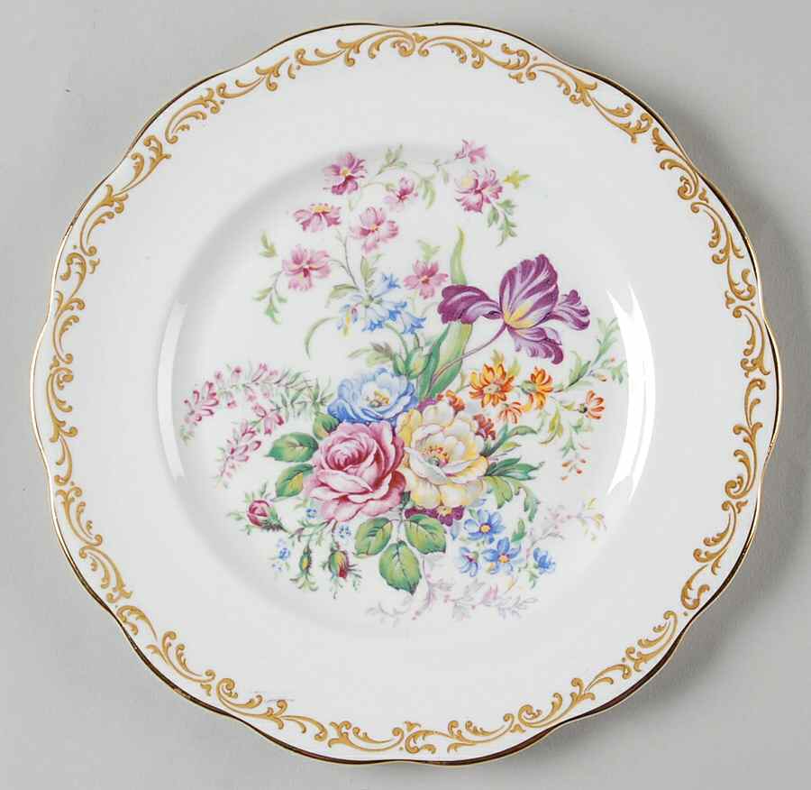 Nosegay Salad Plate by Royal Albert-1