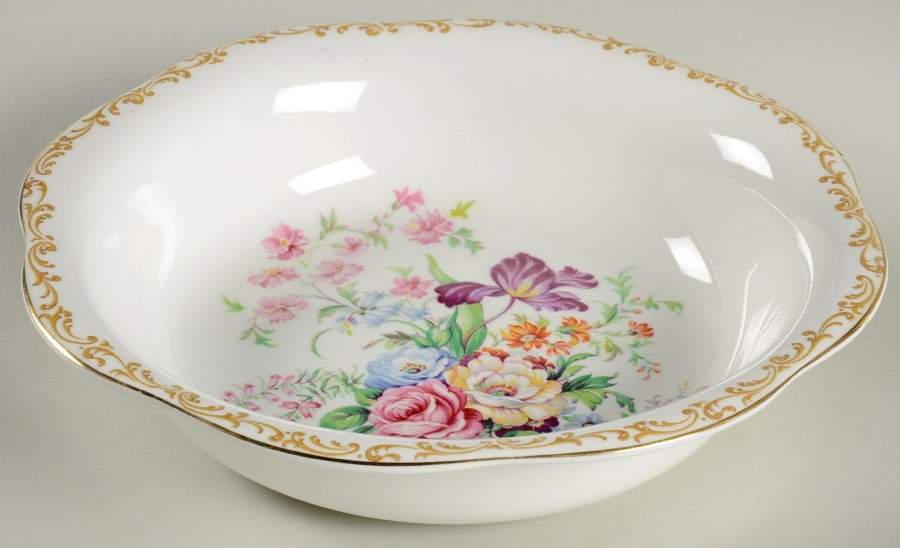 Nosegay 9" Round Vegetable Bowl by Royal Albert-1