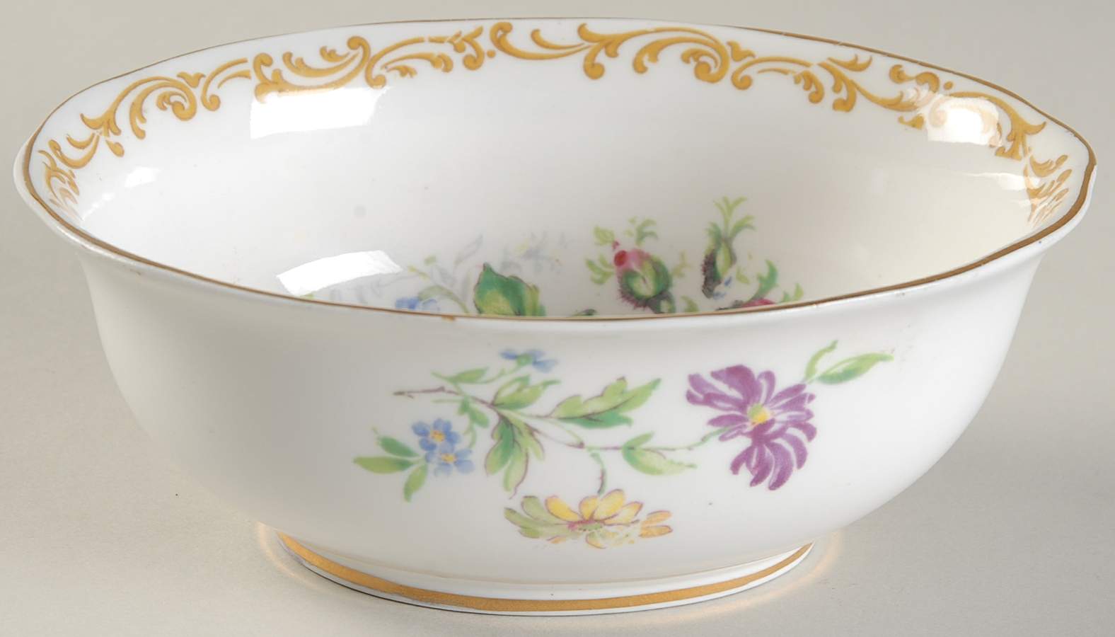 Nosegay Oval Open Sugar Bowl by Royal Albert-1