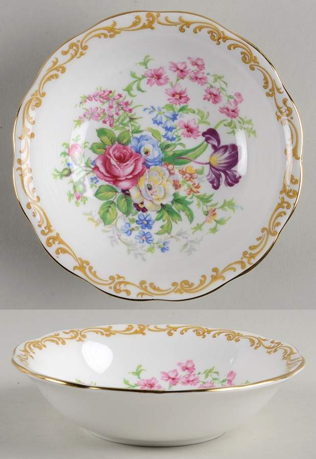 Nosegay Fruit/Dessert (Sauce) Bowl by Royal Albert-1