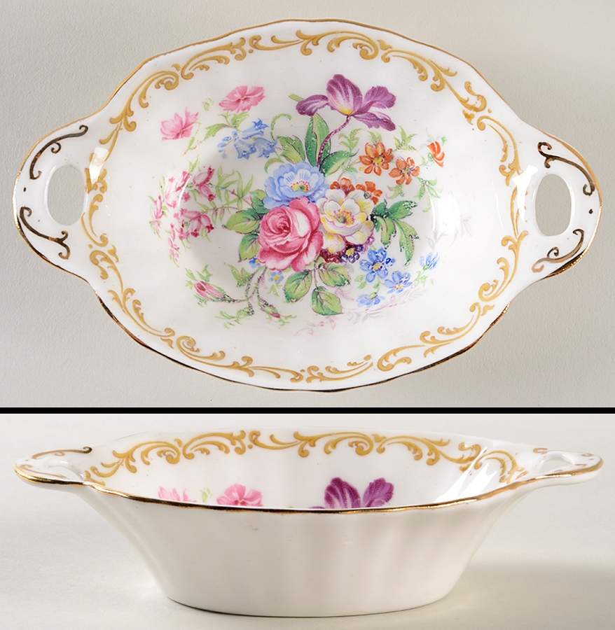 Nosegay 5" Oval Sweet Meat Dish by Royal Albert-1