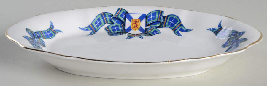 Nova Scotia Tartan Tray for Creamer & Sugar with Lid by Royal Albert-1