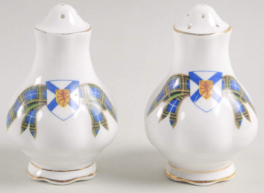 Nova Scotia Tartan Salt & Pepper Set by Royal Albert-1