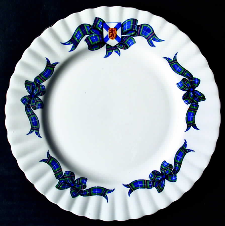 Nova Scotia Tartan Salad Plate by Royal Albert-1