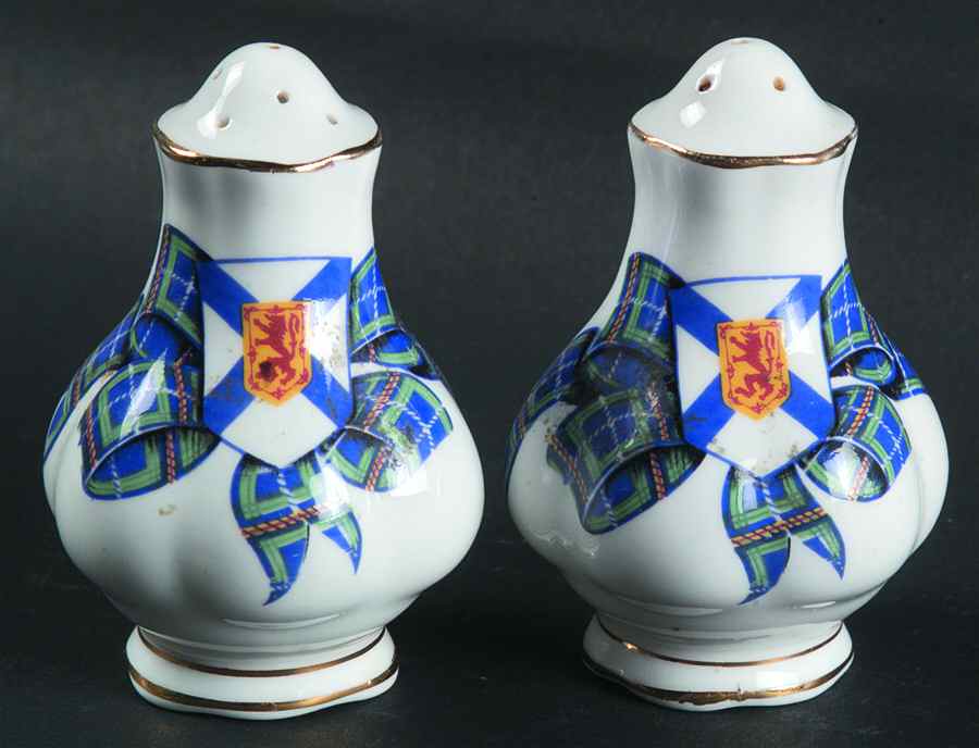 Nova Scotia Tartan Salt & Pepper Set by Royal Albert-1