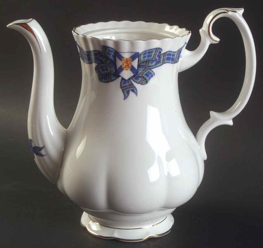 Nova Scotia Tartan Coffee Pot No Lid by Royal Albert-1
