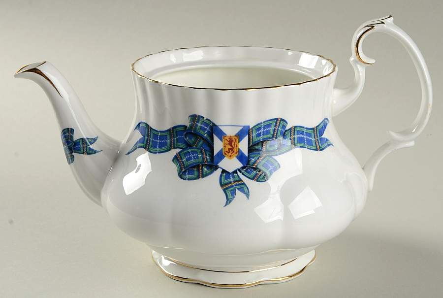 Nova Scotia Tartan Teapot No Lid by Royal Albert-1
