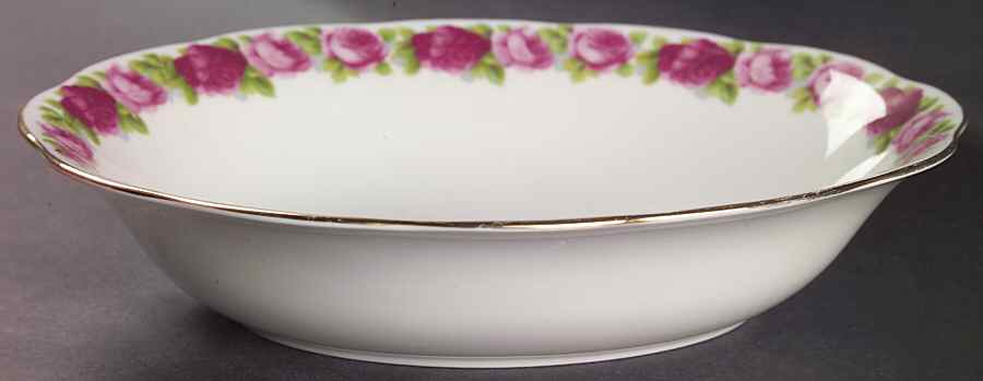 The Old Country 9" Oval Vegetable Bowl by Royal Albert-1