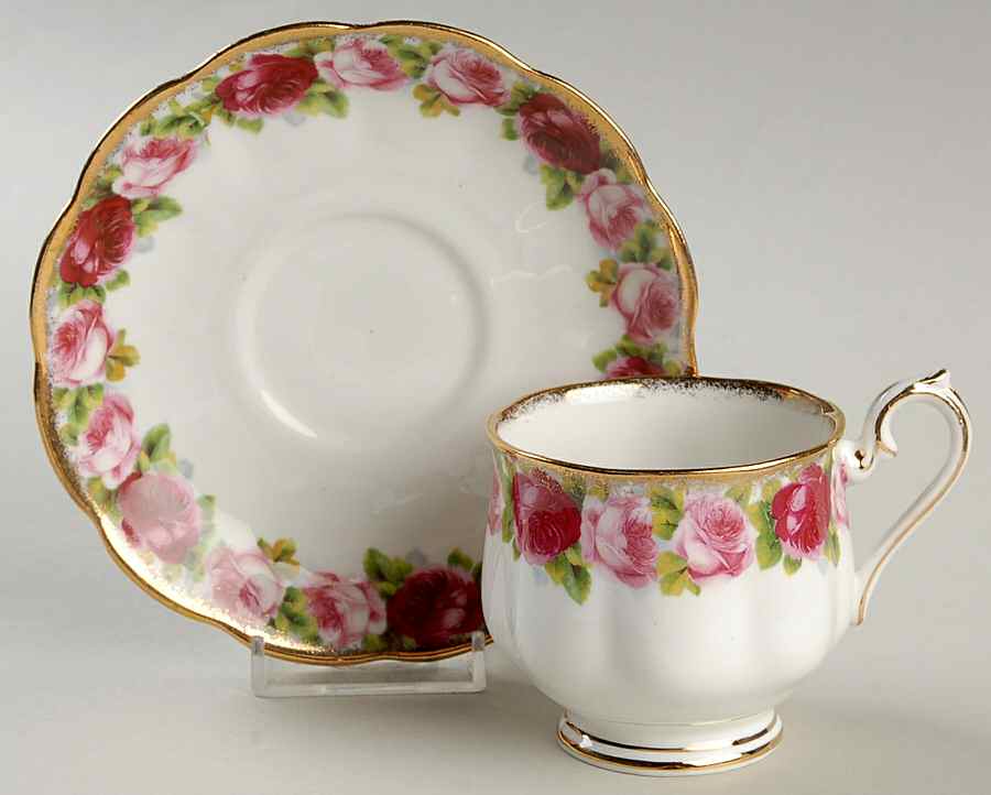 The Old Country Footed Cup & Saucer Set by Royal Albert-1