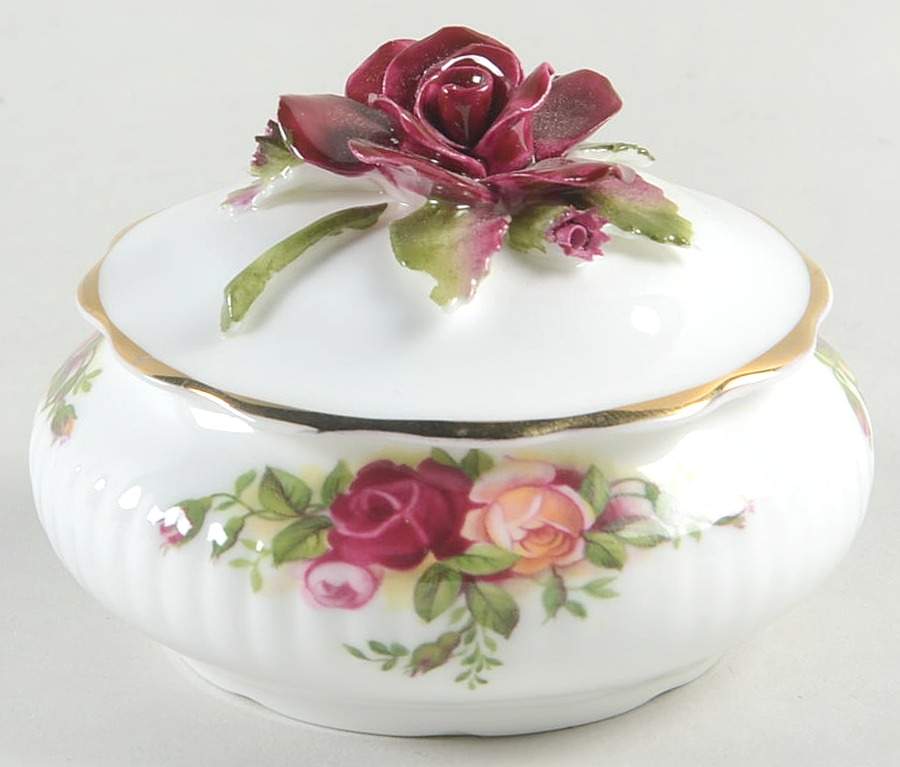 Old Country Roses 2" Round Box & Lid by Royal Albert-1