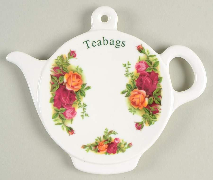 Old Country Roses Tea Bag Holder by Royal Albert-1