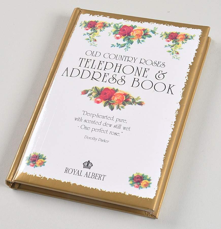 Old Country Roses Telephone/Address Book by Royal Albert-1