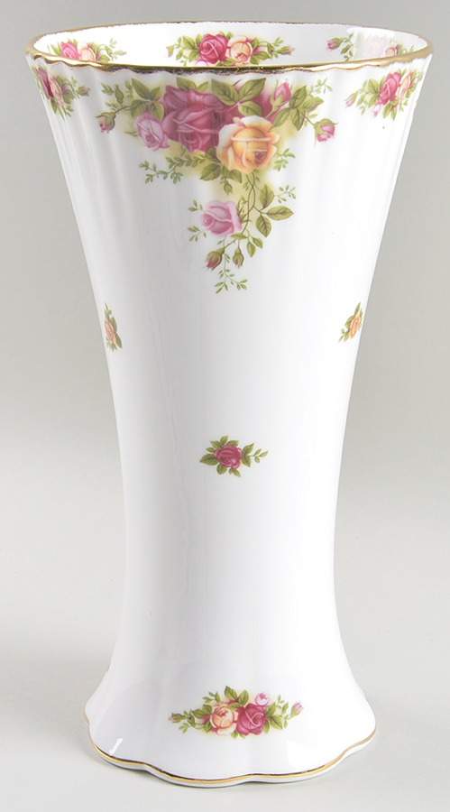 Old Country Roses 9" Flared Vase by Royal Albert-1
