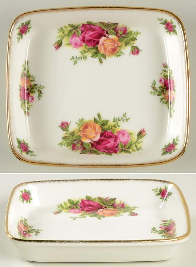 Old Country Roses 6" Rectangular Tray by Royal Albert-1