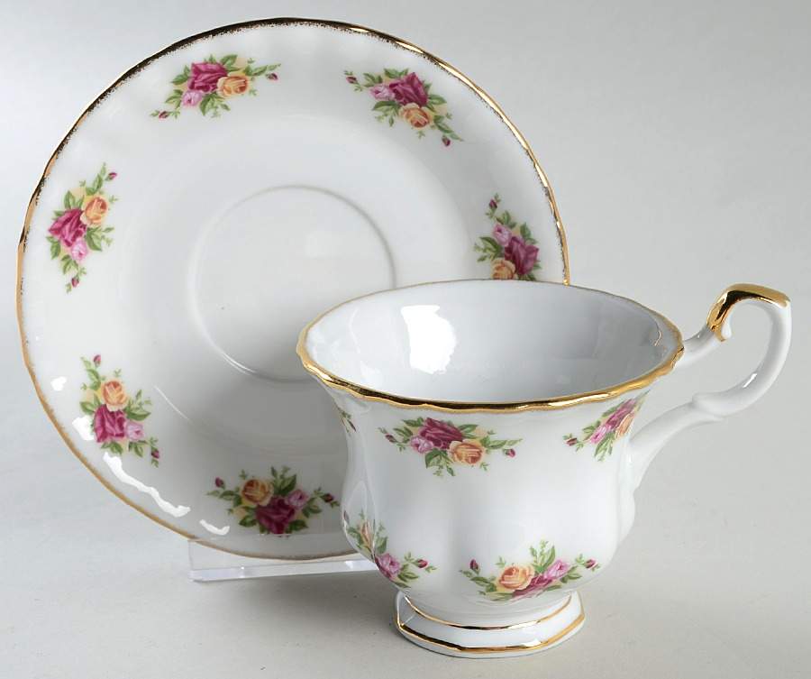 Old Country Roses Individual Large Mommy & Me Cup & Saucer by Royal Albert-1