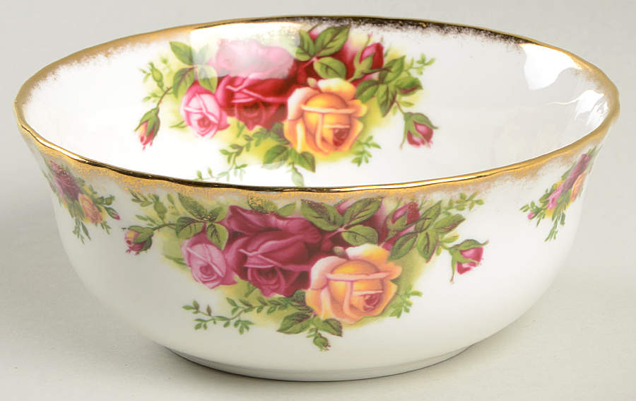 Old Country Roses Oatmeal Bowl by Royal Albert-1