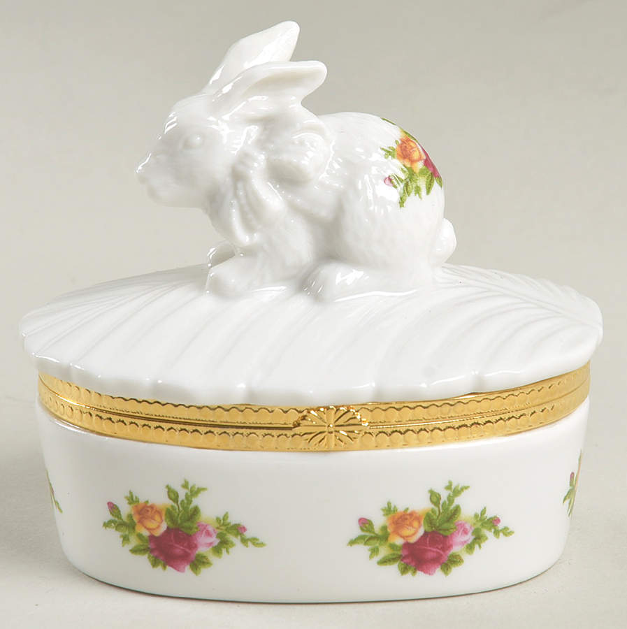 Old Country Roses Small Hinged Box by Royal Albert-1
