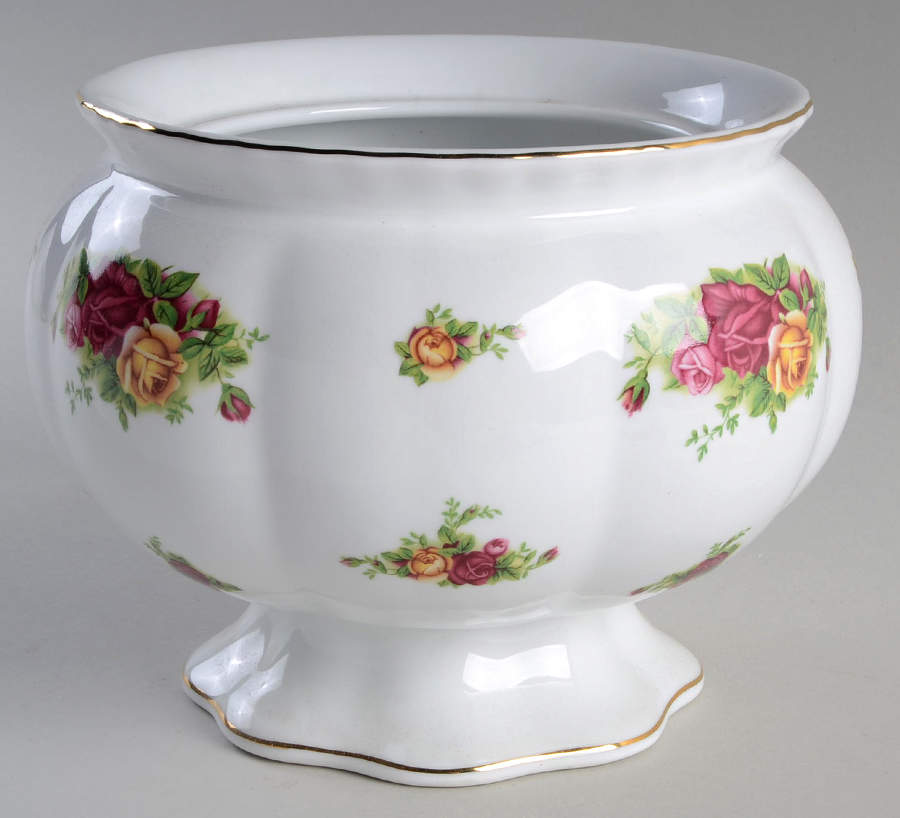 Old Country Roses Large Centerpiece, No Flower Frog by Royal Albert-1