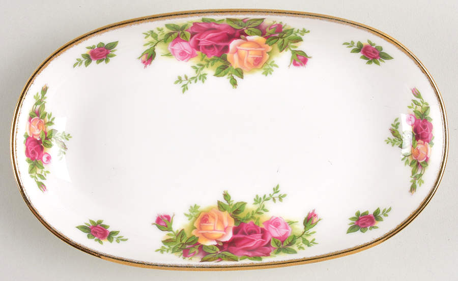 Old Country Roses Pickle Dish by Royal Albert-1