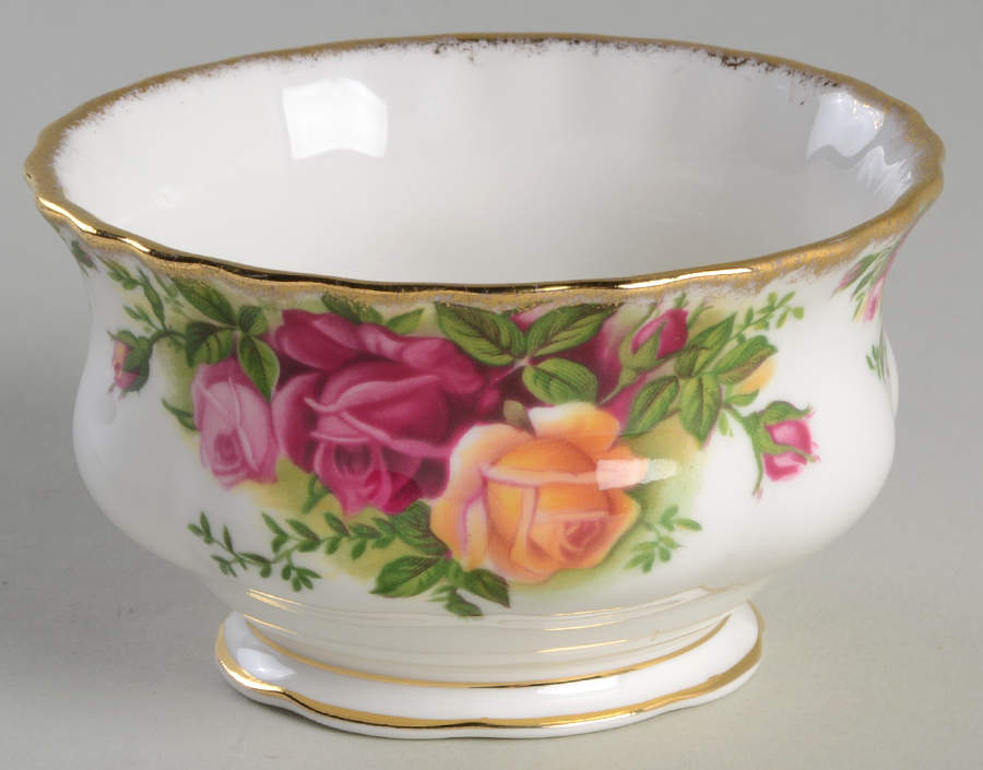 Old Country Roses Mini Open Sugar Bowl by Royal Albert-1