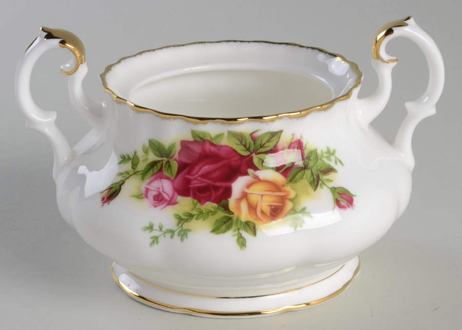 Old Country Roses Sugar Bowl No Lid by Royal Albert-1