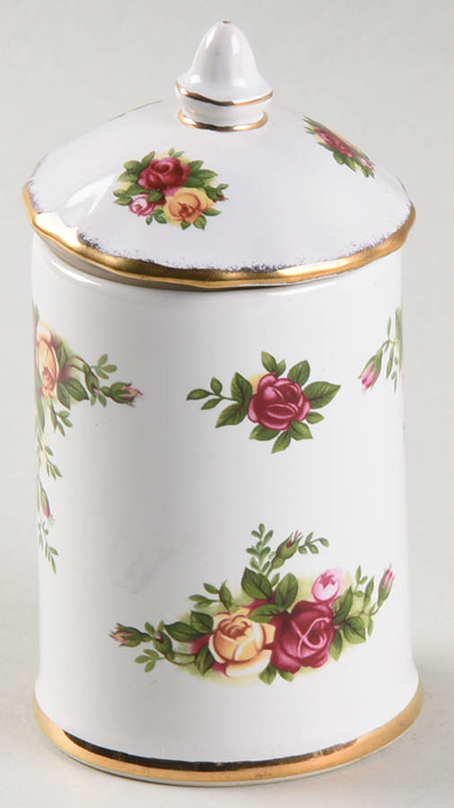 Old Country Roses Small Spice Jar & Lid by Royal Albert-1