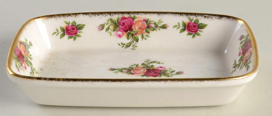 Old Country Roses 6" Rectangular Tray by Royal Albert-1