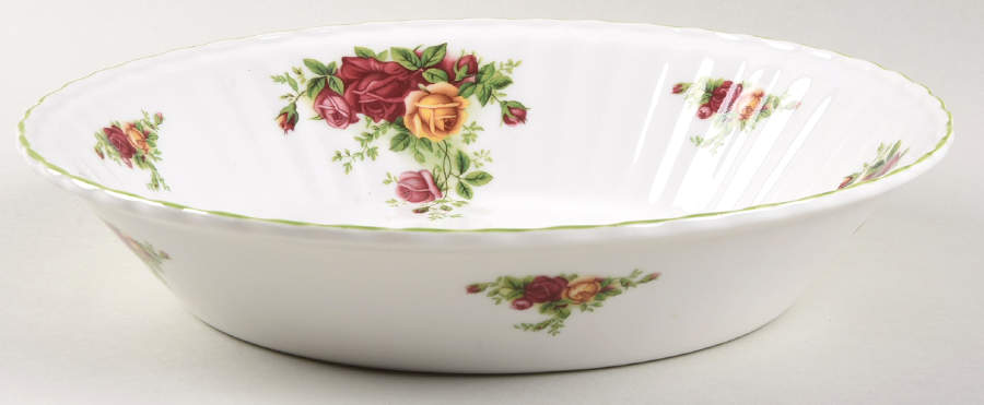 Old Country Roses 10" Pie Baking Plate by Royal Albert-1
